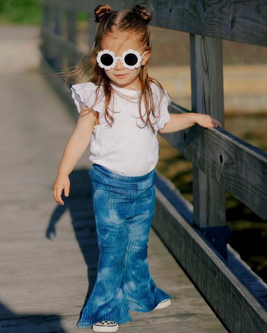 Girls Galaxy Bell Bottoms